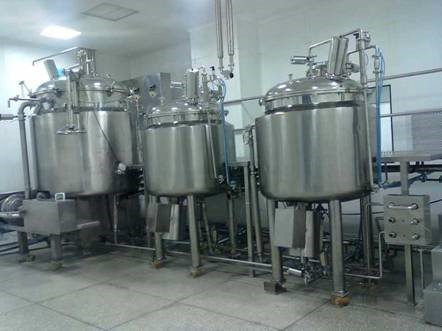 Ointment Cream Plant, Ointment Lotion Manufacturing Plant, Gel Cream Making Plant, Cream Preparation Plant